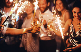 New Year's Eve by the sea