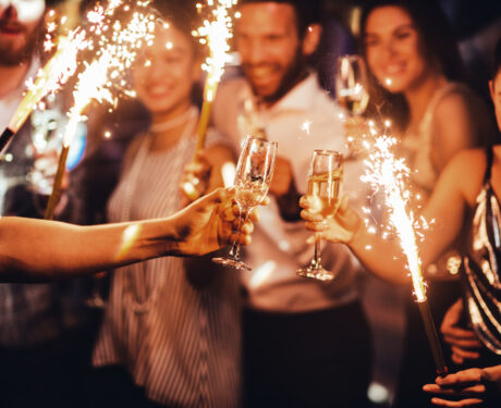 New Year's Eve by the sea